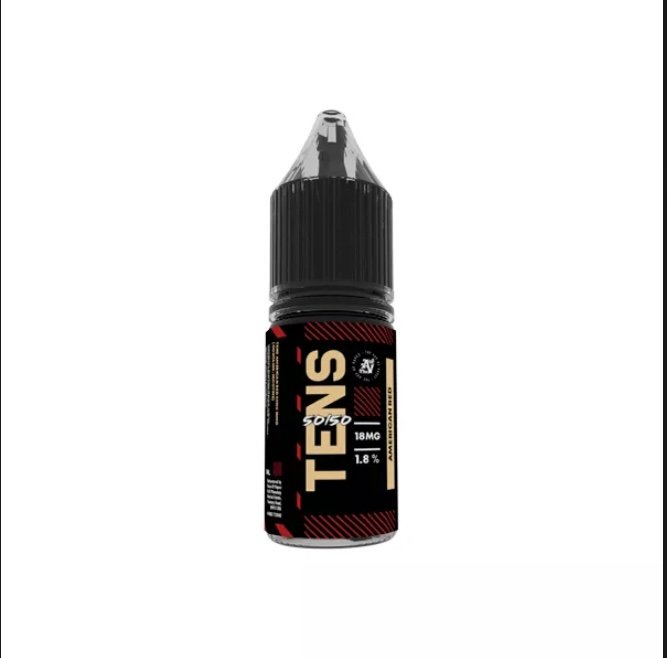 Vape Hub 12mg Tens 50/50 10ml (50VG/50PG) - (Full Box) Pack Of 10