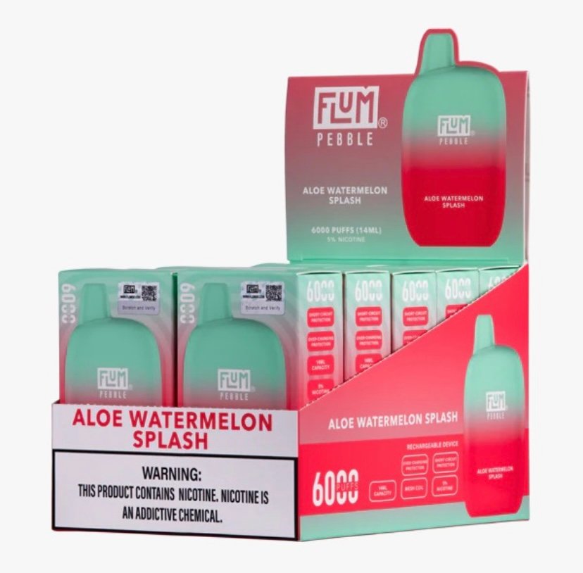 Vape Hub Aloe Watermelon Splash 6000 puffs (10 pack)