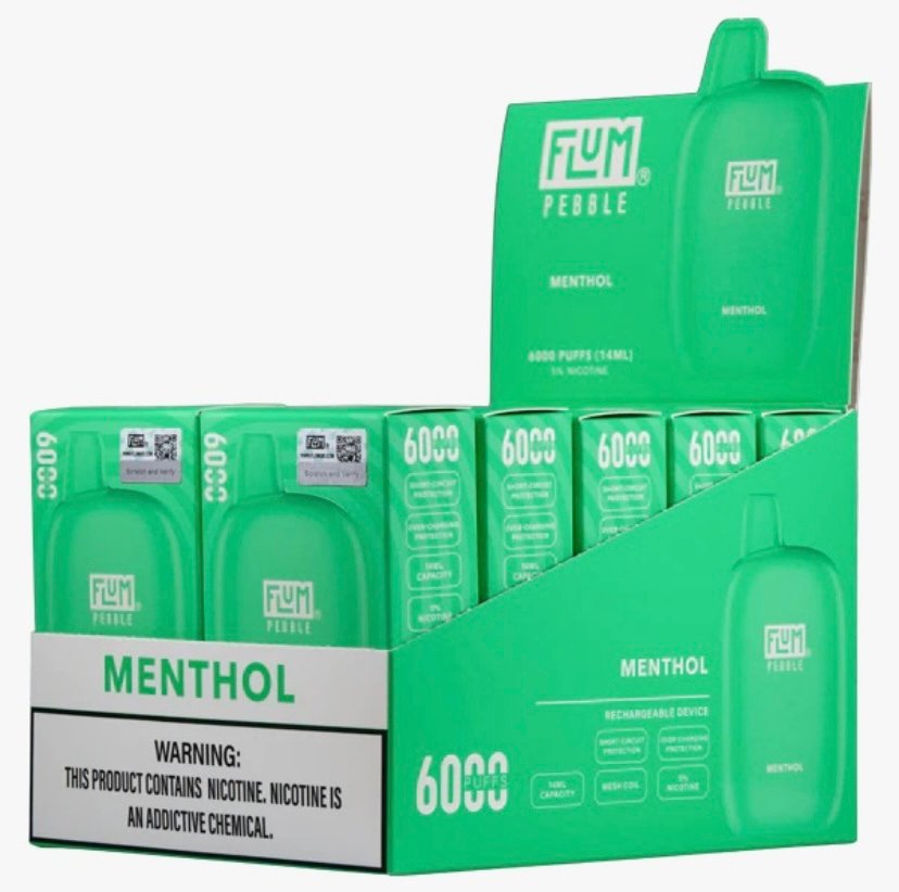 Vape Hub Menthol 6000 puffs (10 pack)