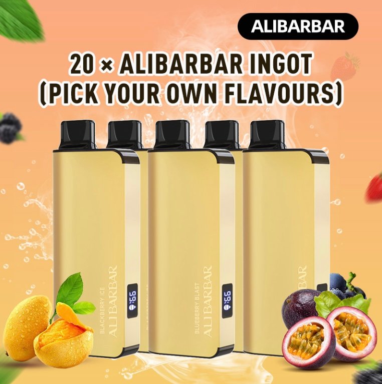 Vape Hub 20 × ALIBARBAR INGOT (PICK YOUR OWN FLAVOURS)